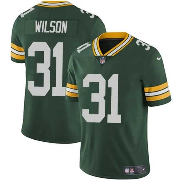 Men & Women & Youth Green Bay Packers #31 Emanuel Wilson Green Vapor Limited Football Stitched Jersey->green bay packers->NFL Jersey